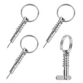 Bimini Top Quick Release Pins, 316 Stainless Steel, 1/4 in, 4 Pack