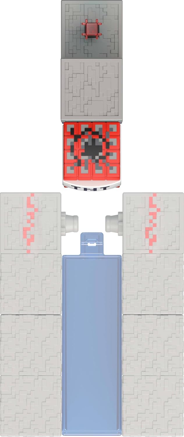 Minecraft Toys, Enderman Action Figure with Accessory & Redstone Building Piece, 3.25-inch Scale Collectible Set