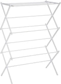 Foldable Portable Clothes Drying Rack for Indoor Air Drying, Collapsible Design, 14.5" D x 29.5" W x 41.8" H, White