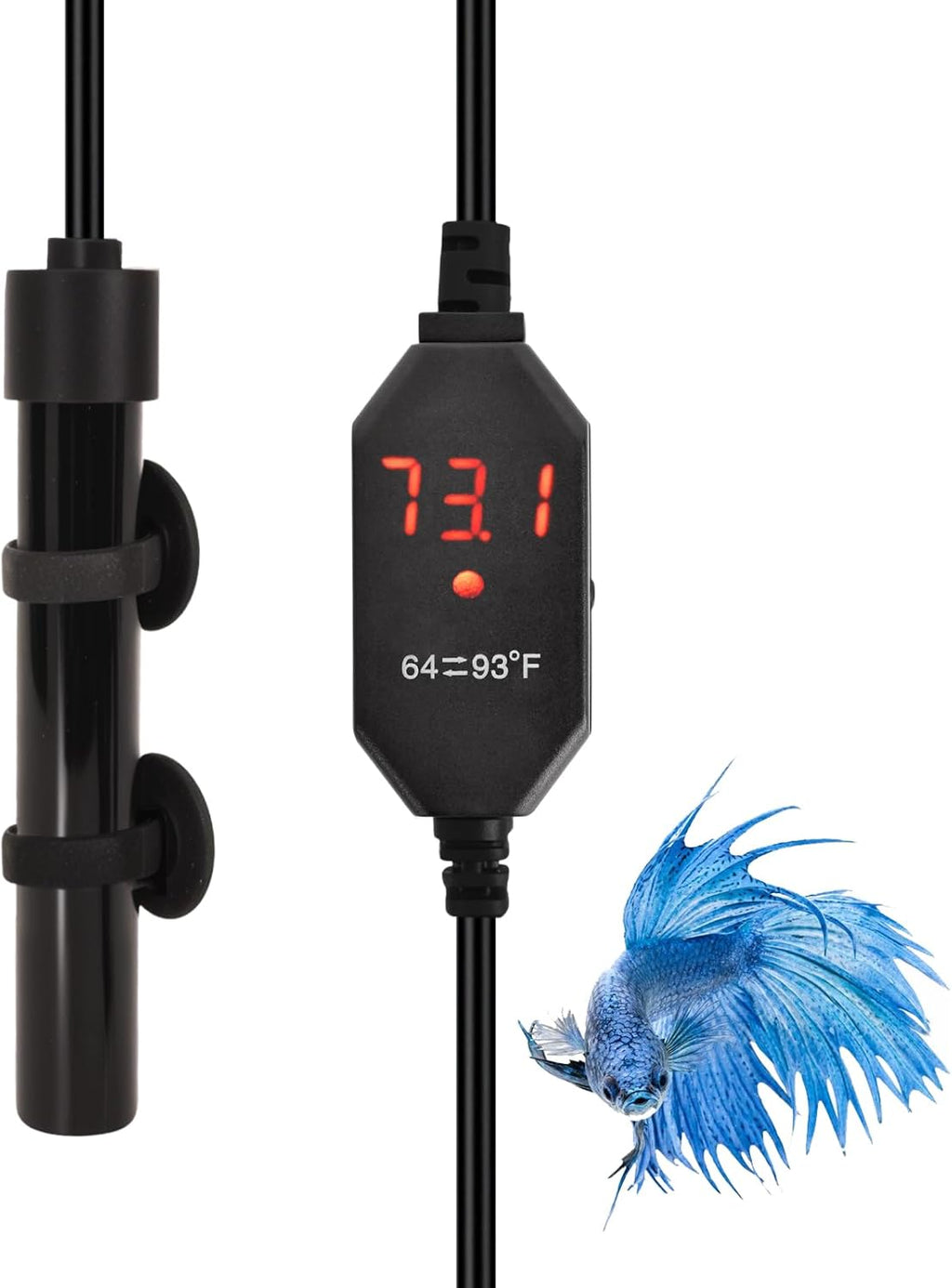 USB 10W Mini Aquarium Heater Alumina Ceramic for 1 Gallon Betta Tanks