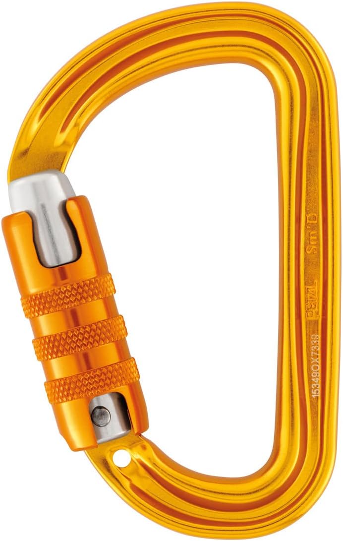 Sm'D Rock Climbing Carabiner | Versatile, Lightweight, Compact, D-Shaped Locking