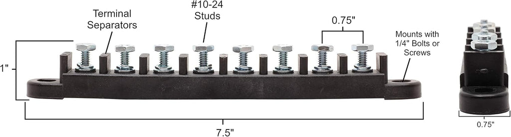 Fastronix 8 Stud Terminal Strip Kit