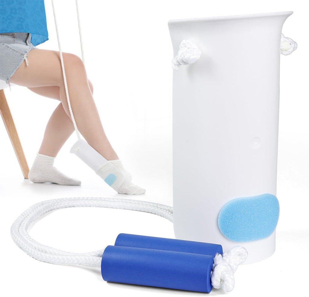Sock Aid for Putting on Socks - Sock Aid Device for Seniors, Disabled, Pregnant - Sock Helper Easy On Easy Off - Sock