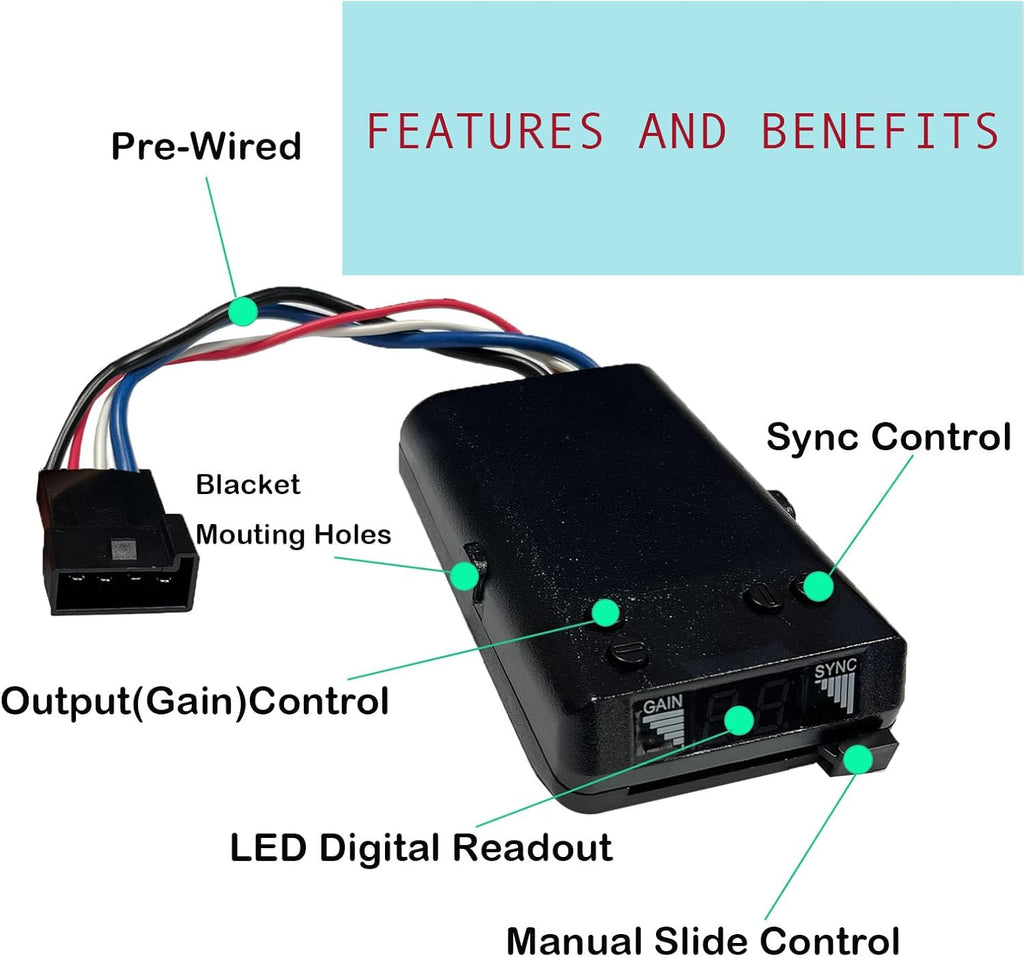 Towpower 8507111 Time-Delayed Electric Trailer Brake Controller