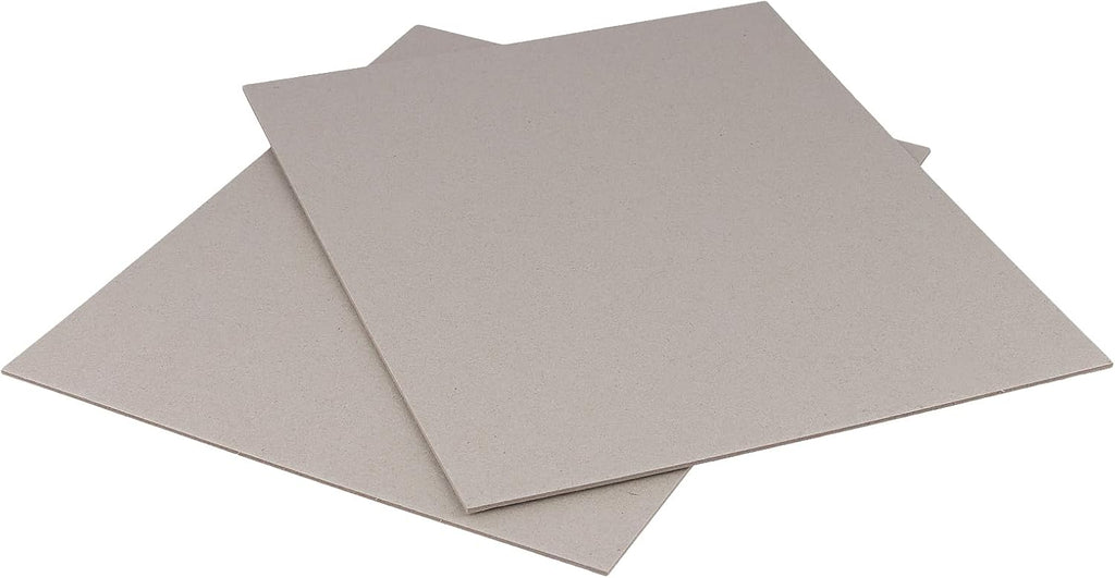 50 PCS 80PT Chipboard, 10 x 12.5 inch 2 mm Book Board Grey Binder Board, Backing Scrapbooking Sheets for Book Binding