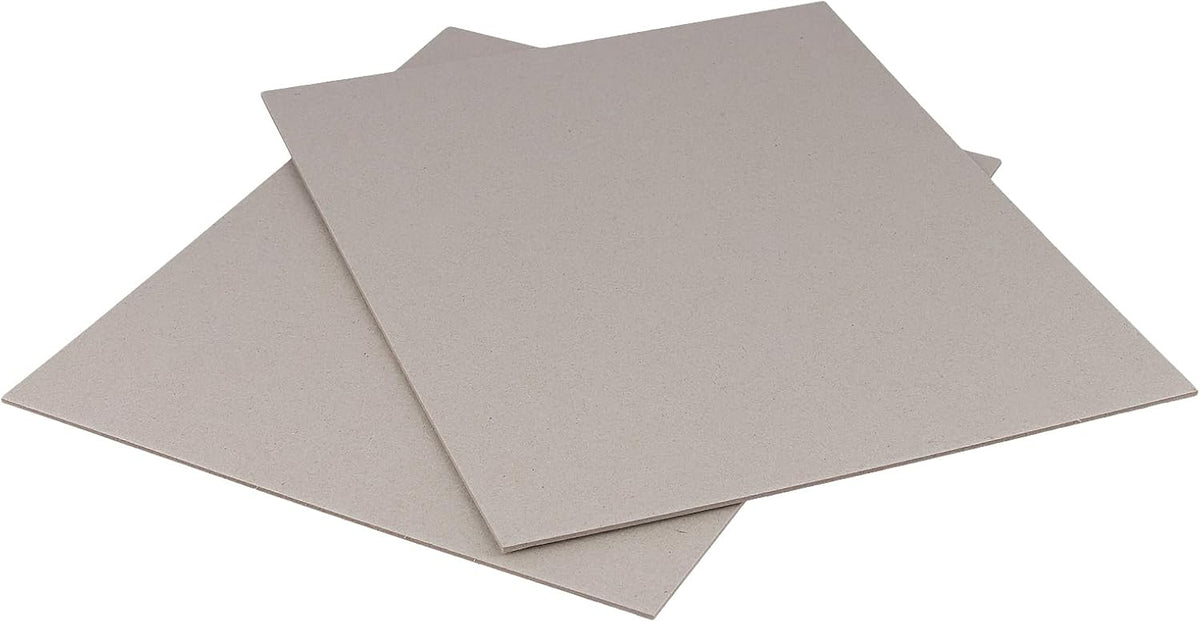 50 PCS 80PT Chipboard, 10 x 12.5 inch 2 mm Book Board Grey Binder Board, Backing Scrapbooking Sheets for Book Binding