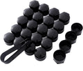 Lug Nut Covers Wheel Center Caps Tire Screw Cap for Audi A1 A3 A4 A5 A6 A7 A8 Q2 Q3 Q5 Q7 S5 TT 24PCS+Disassembly Tool