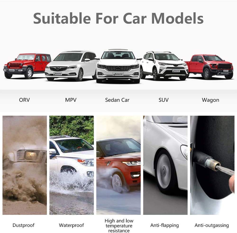Tire Pressure Monitoring System Wireless Solar TPMS, Tire Pressure Monitor Installed on Windowshield with 4 External