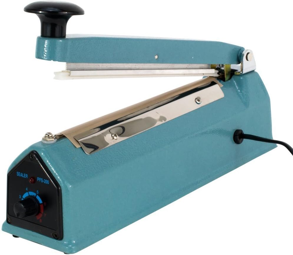 Hand Impulse Sealer Heat Seal Machine Poly Sealing With Element Grip and Teflon 12" (Inch)