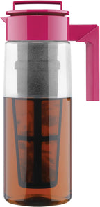 Flash Chill Iced Tea Maker - Versatile Tea Brewer for Loose/Bagged Tea - Patented Flash Chill Tech Hot/Cold Use