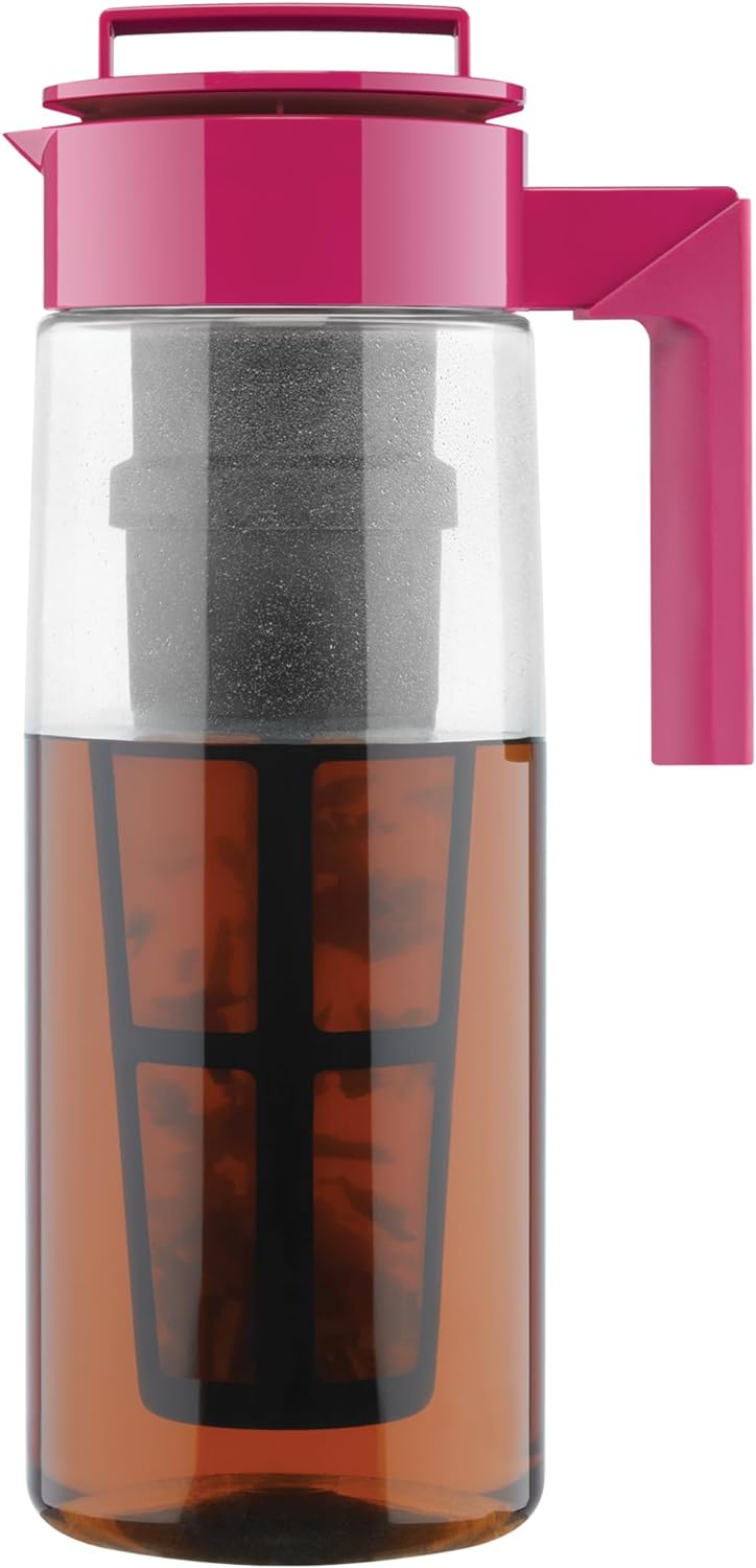 Flash Chill Iced Tea Maker - Versatile Tea Brewer for Loose/Bagged Tea - Patented Flash Chill Tech Hot/Cold Use