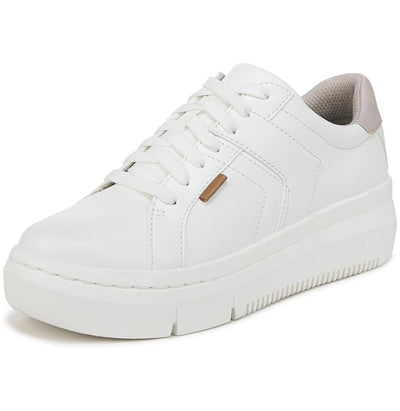 Dr. Scholl's Shoes Women's Sadie Sneaker White 8 M