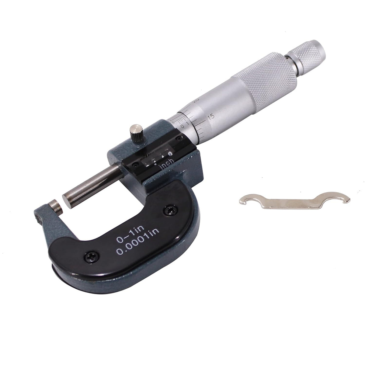 HFS Outside Micrometer 0-1 Inch Mechanical Digit Counter Carbide Tip