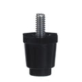 Component Hardware A60-2205 1" Black Thermoplastic Appliance Leg for Commercial Refrigerators and Freezers
