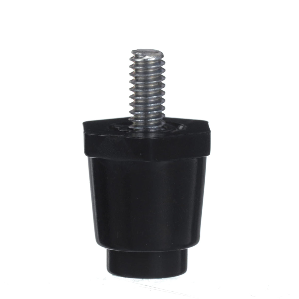 Component Hardware A60-2205 1" Black Thermoplastic Appliance Leg for Commercial Refrigerators and Freezers