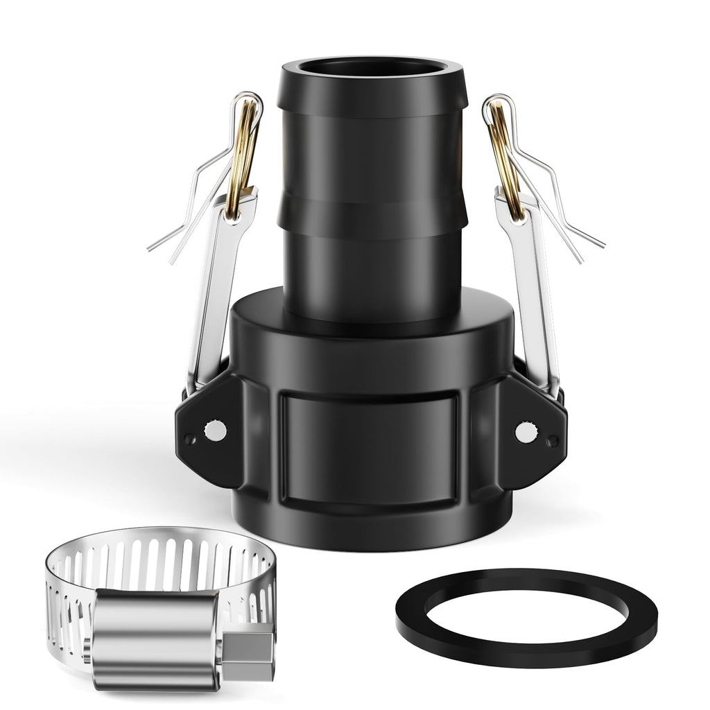 Gasher 3" Type C Camlock Fitting Polypropylene Female Coupler