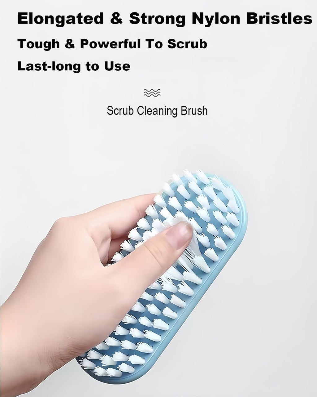 Scrub Brush for Cleaning-3 Pack Scrubbing Brushes Heavy Duty Multi-Purpose Household Cleaning Brush with Stiff