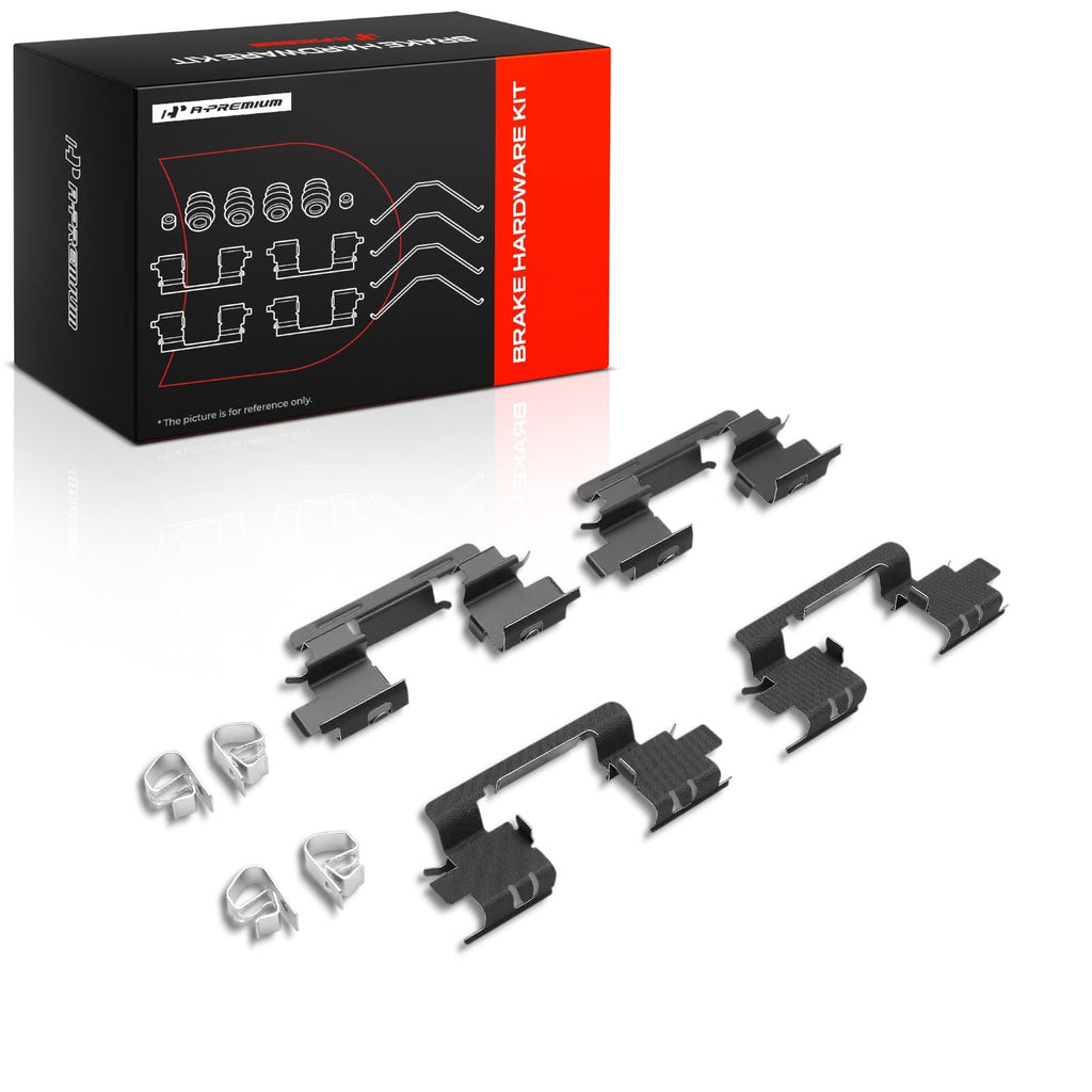 A-Premium Front Disc Brake Hardware Kit Compatible with Toyota Models
