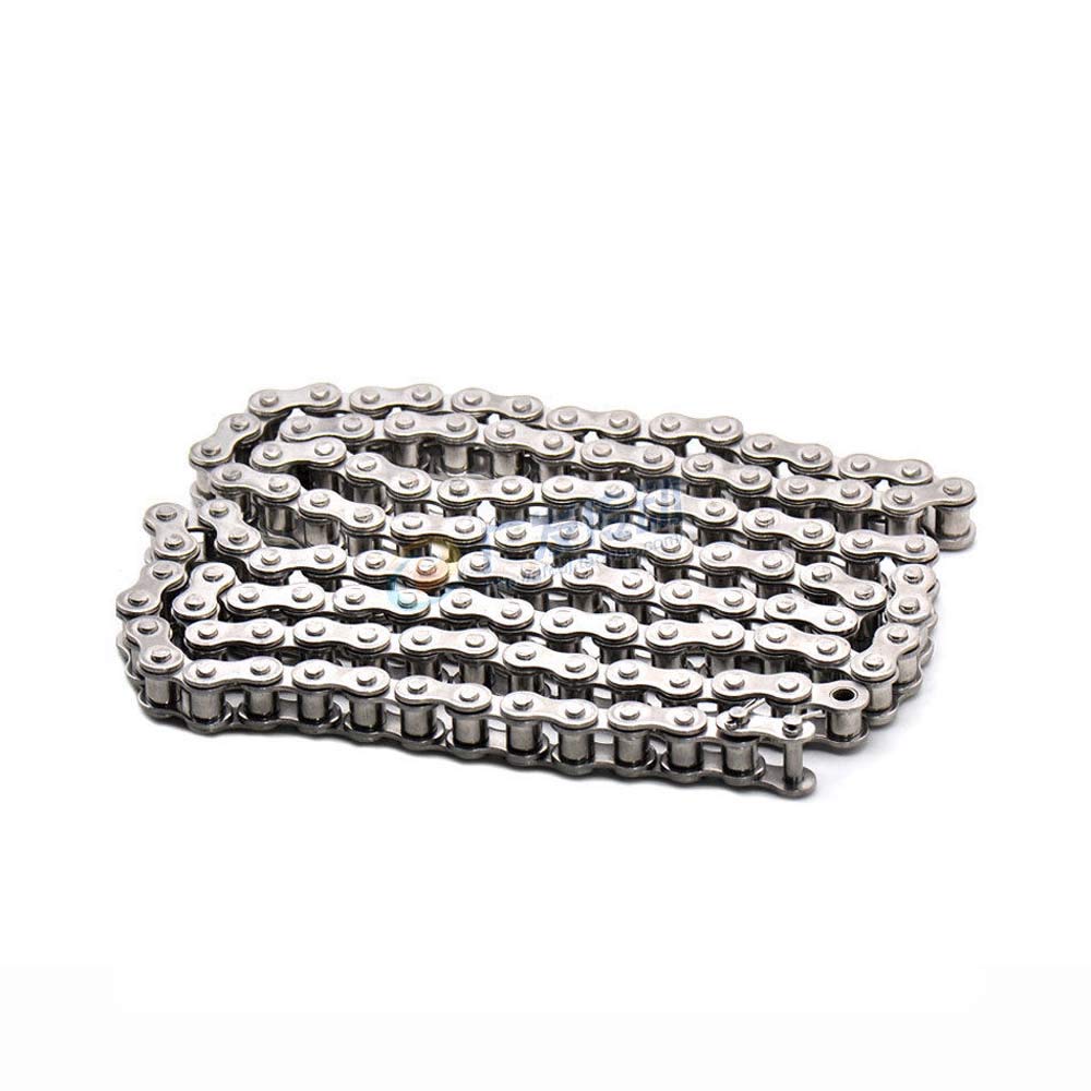 25# Stainless Steel Roller Chain Pitch 1/4" 04C Heavy Duty Roller Chain x1M (1 Meter)