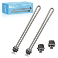 for Bradford White Heating Elements, 265-48642-00 415-48642-00 for Bradford White Heater Element,1 Pack 240V 4500W and 1 Pack 208V 3500W, Water Heater Parts 2654864200 4154864200