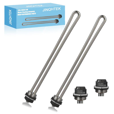 for Bradford White Heating Elements, 265-48642-00 415-48642-00 for Bradford White Heater Element,1 Pack 240V 4500W and 1 Pack 208V 3500W, Water Heater Parts 2654864200 4154864200