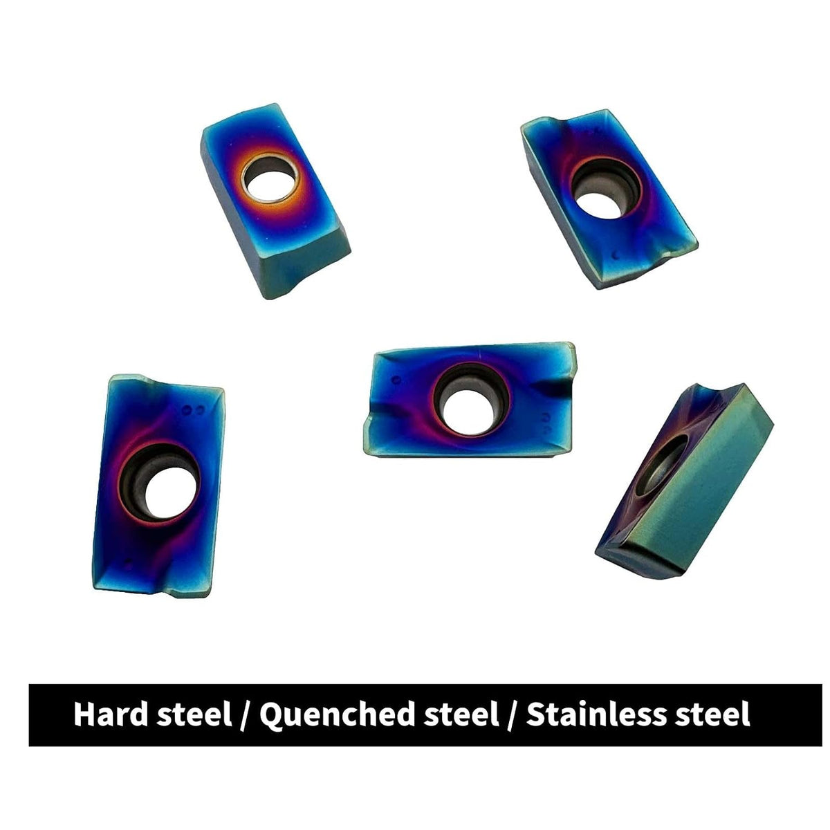 End Mill Tool Holders with APMT1604 Milling Inserts for Hard Steel