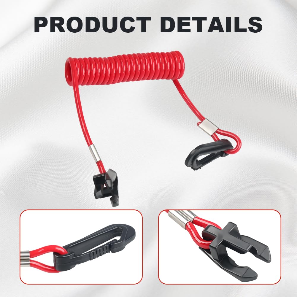585134 Kill Switch with Safety Lanyard Compatible with Johnson Evinrude