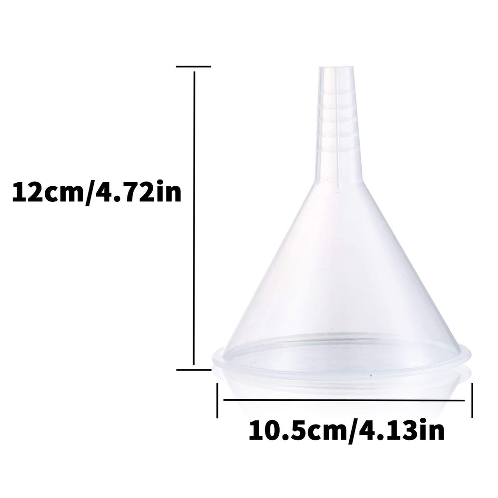 Plastic Funnel Set, 3 Pcs Lab PP Funnels