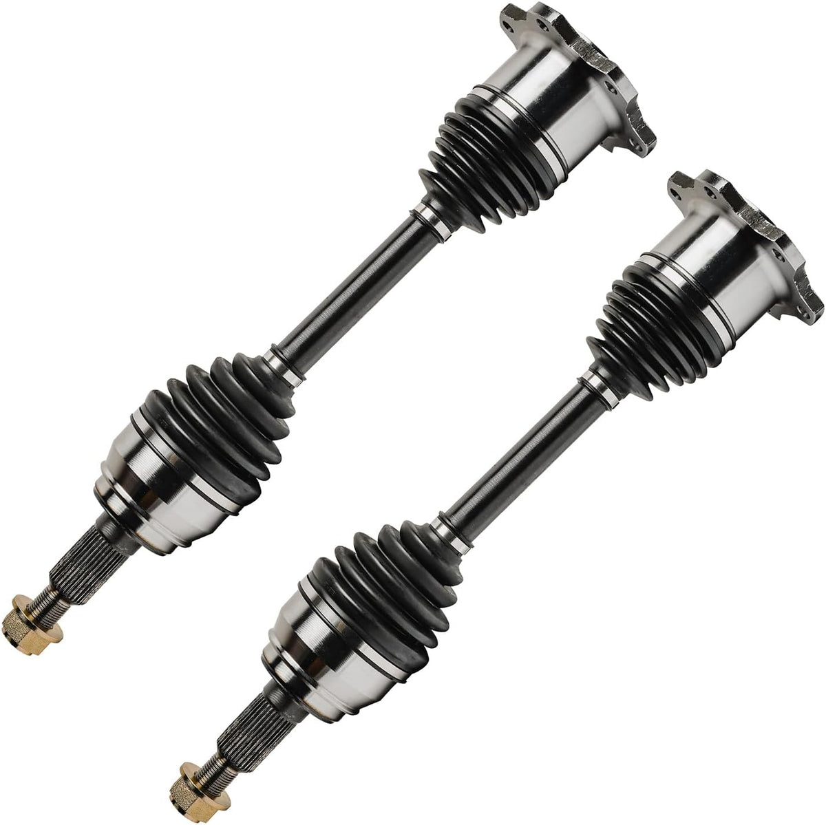 Detroit Axle - 4WD 2 Front CV Axle Shafts for 07-20 Chevy Silverado 1500