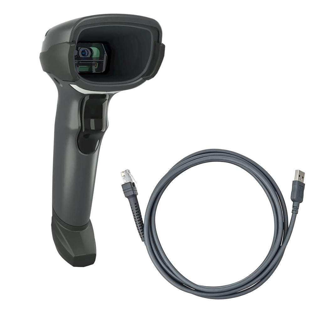 Zebra DS4608-SR Standard Range 1D 2D Handheld Barcode Scanner QR Wired USB Imager Black Corded Screen Code Reader for