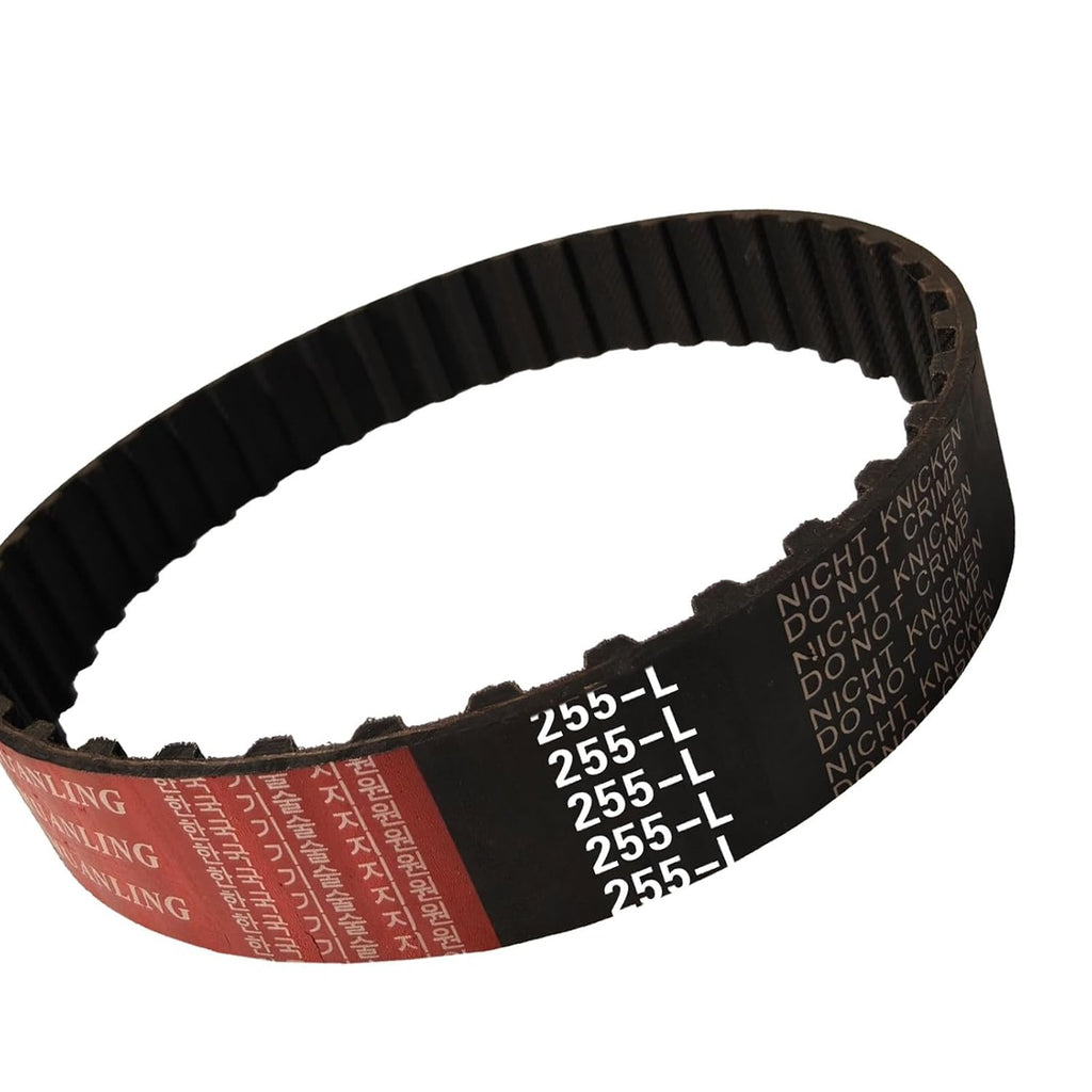 255-L-100 L Timing Belt,25.5" Pitch Length,1" Width,68 Teeth