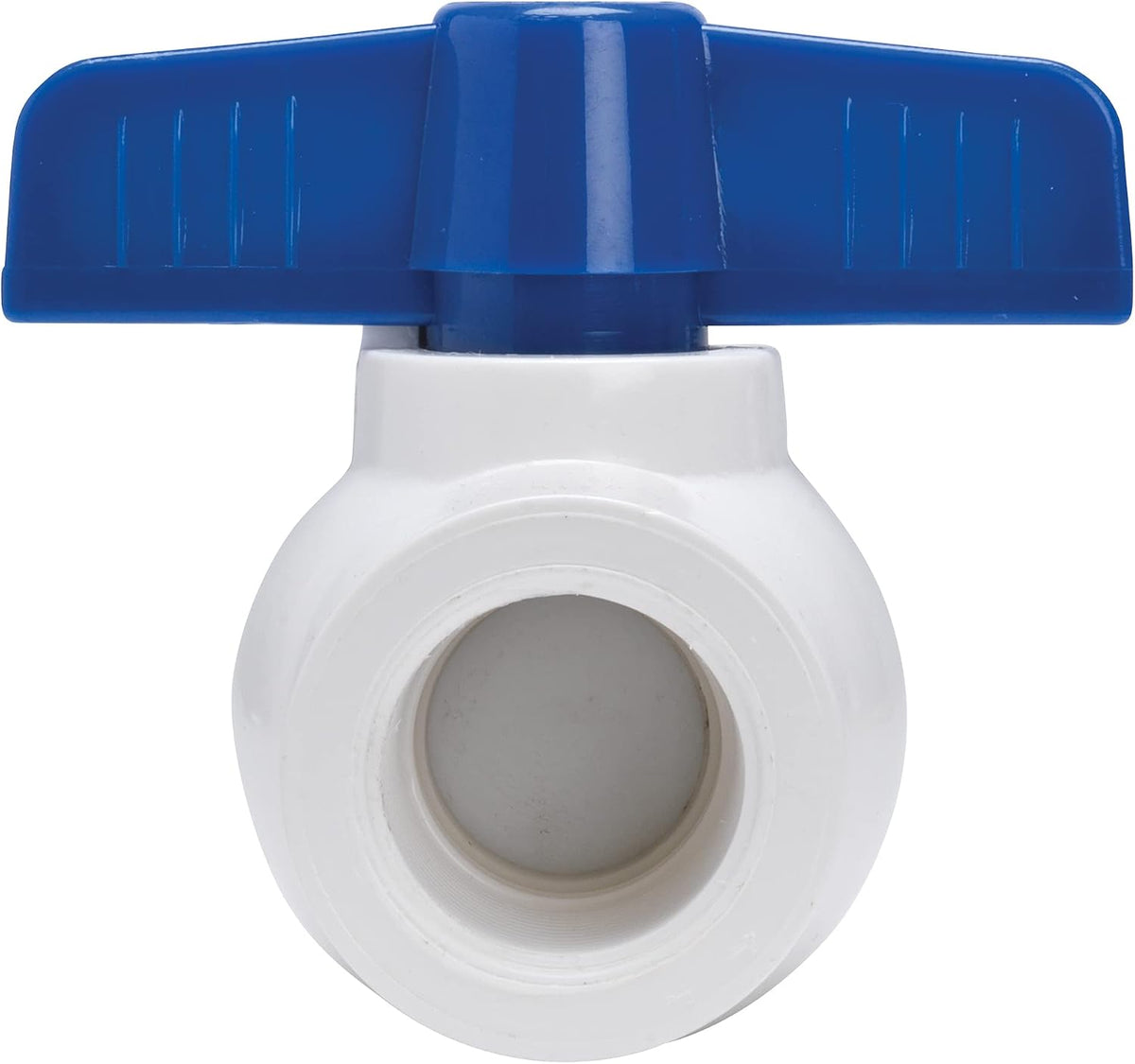 Homewerks 1-Inch PVC Schedule 40 Ball Valve, Solvent, Blue, NSF