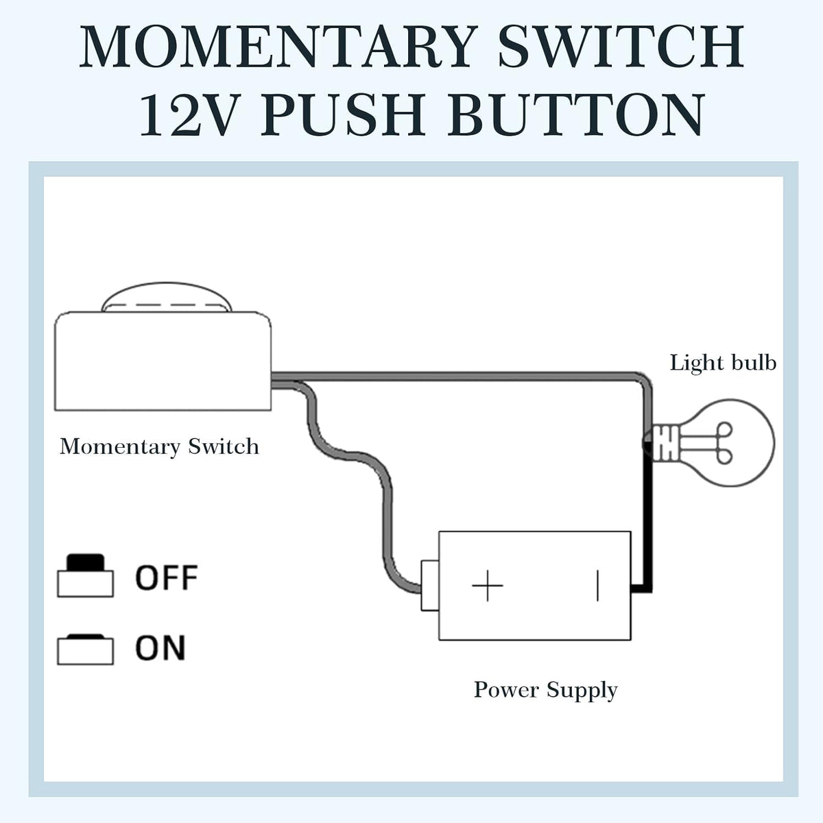 Leifide 4 Pcs Momentary Push Button Switch 12v 24v Surface Mount