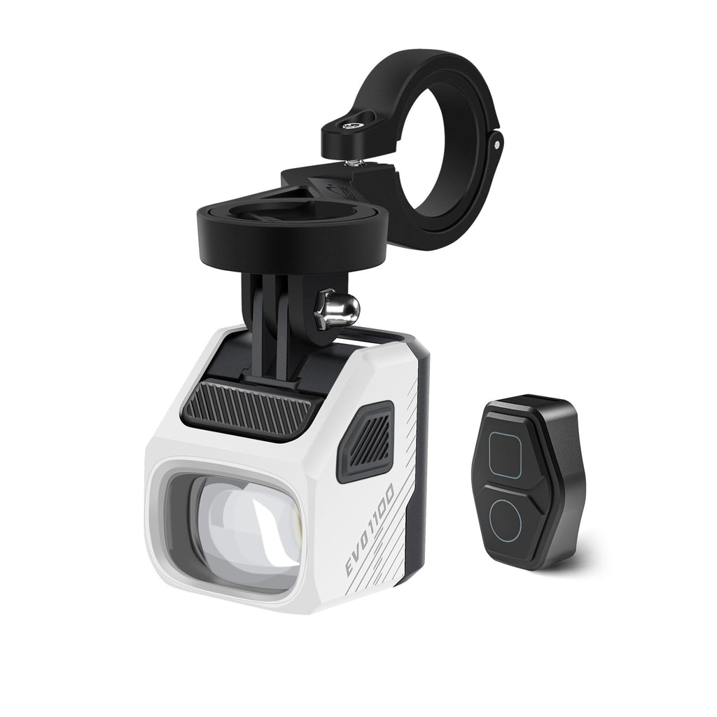EVO 1100 Bike Light with Cut-Off,Wireless Remote,15.5H Runtime