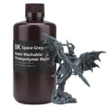 8K 3D Printer Resin, Water Washable Resin 405nm UV-Curing Resin, Best for 8K/9K/12K LCD 3D Printer Space Grey 1000G