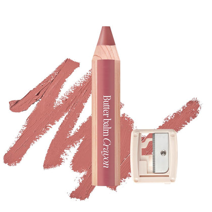 CLIO Butter Balm Crayon, 2-in-1 Lip and Cheek Tint, Buildable Lightweight Cream Blush, Crayon Lipstick Makeup (005