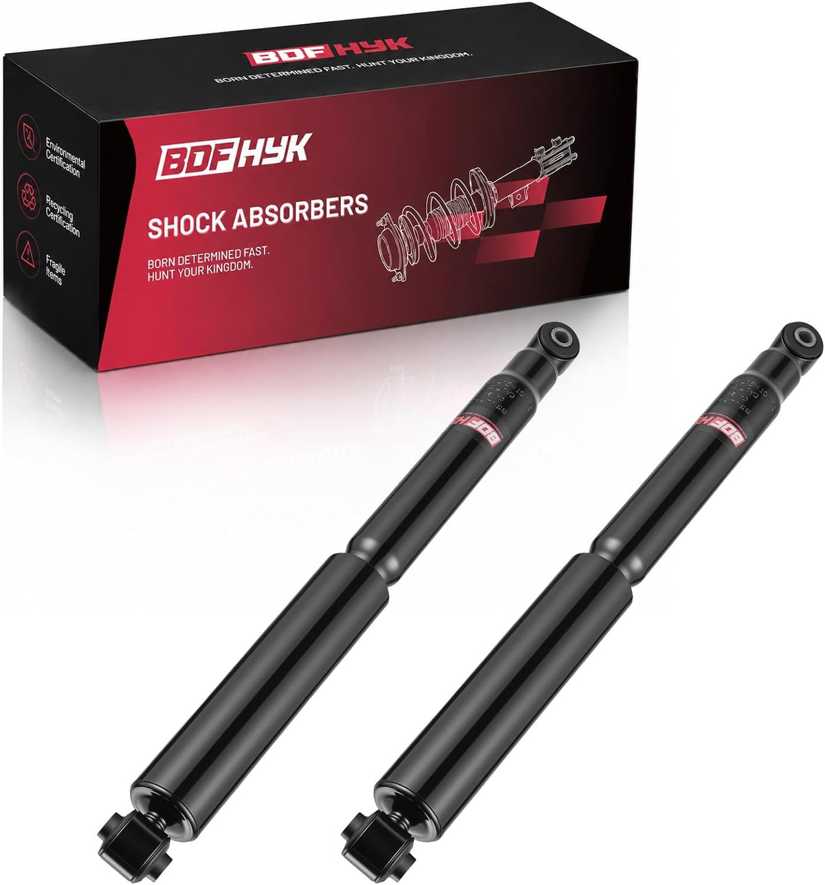 BDFHYK 2PCS Rear Shock Absorbers Fit for Jeep Grand Cherokee 1999-2004