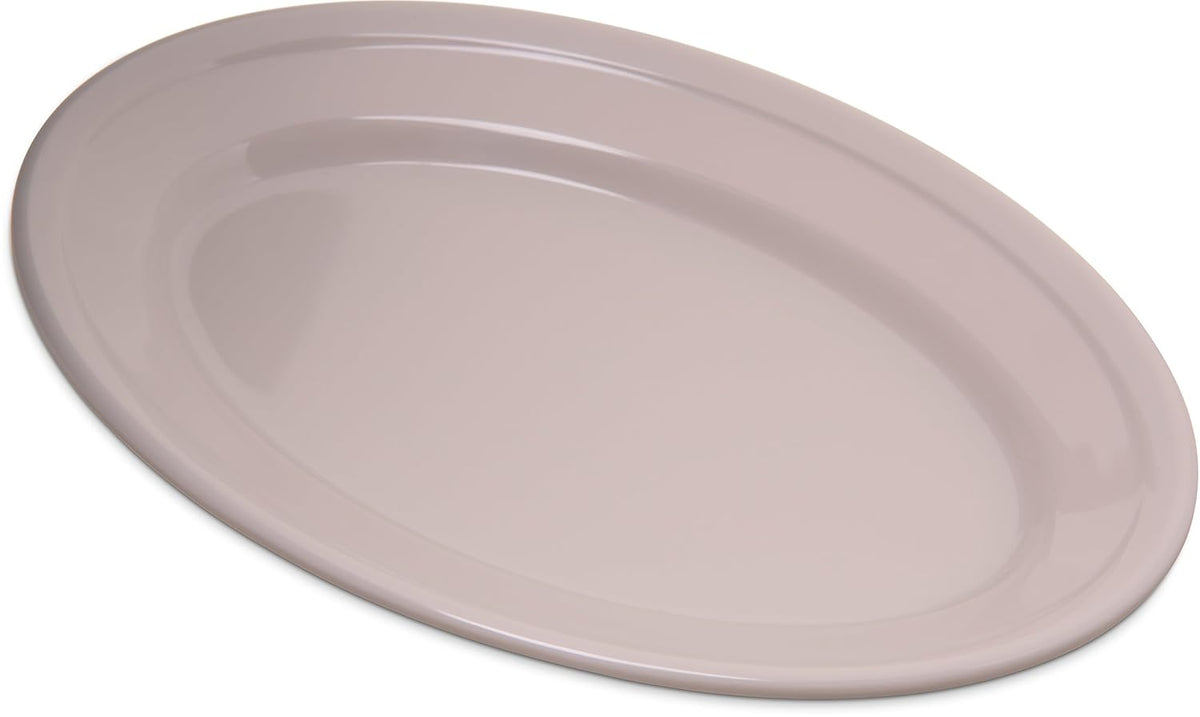 Dallas Ware Plastic Oval Platter, Oval Tray, Melamine Platter For Restaurants, 9.25 X 6.25 Inches, Bone