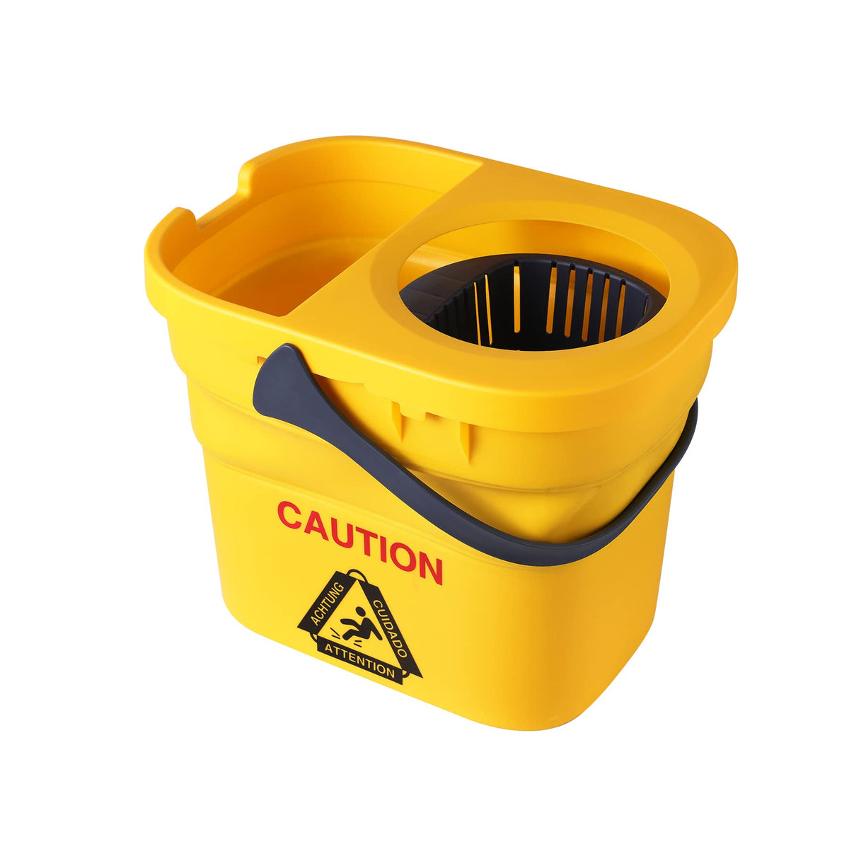 Commercial Mop Bucket with Wringer Portable Collapsible