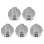 Zinc Alloy Stove Control Knobs 5pcs for Gas Cooktop Repair