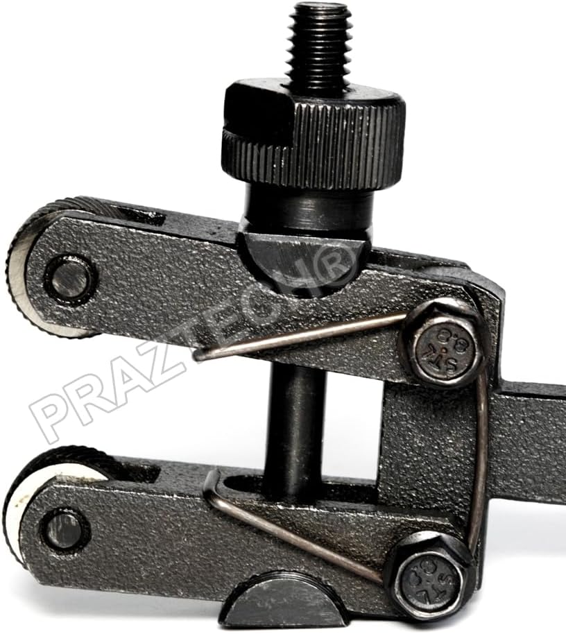 PRAZTECH Quality Spring Loaded Action Clamp Type Knurling Tool 3-25 mm Capacity- 5/8'' Square Shank for Lathes 16 mm