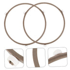 2Pcs Microwave Turntable Base Roller Ring, 17.8cm Replacement Support