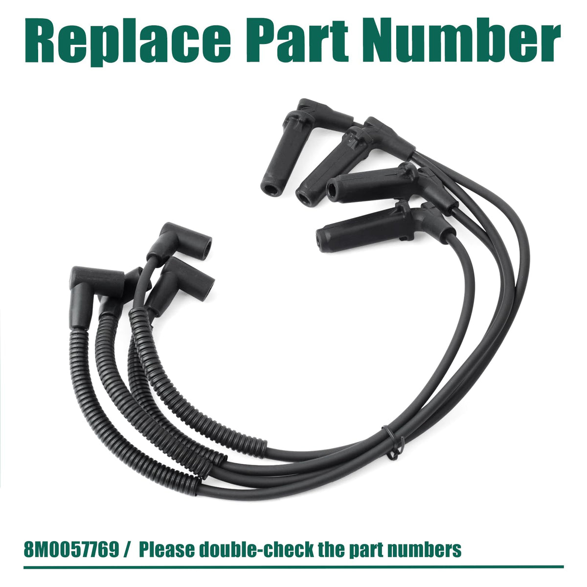 YUXIVCNE 8M0057769 Outboard Spark Plug Wire Compatible with Mercury Marine