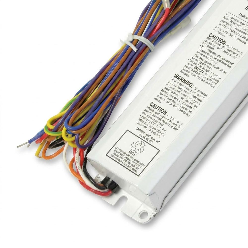 BatteryGuy DEB7 Replacement Fluorescent Emergency Ballast (700 Lumen Output) with LED Test Switch & AC Ourtput & Time