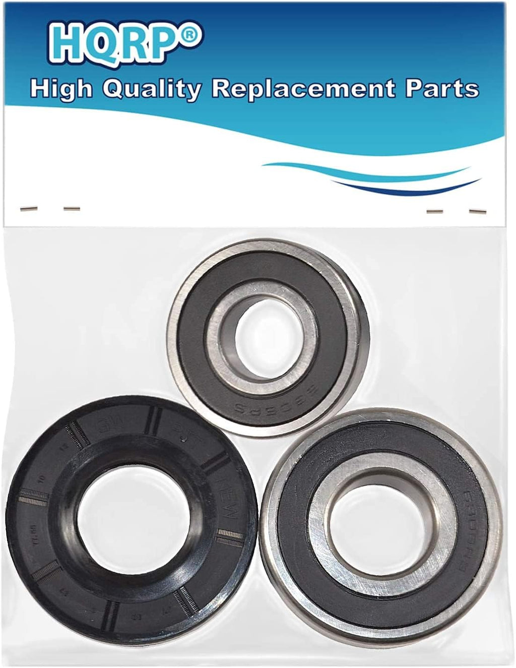 HQRP Bearing and Seal Kit Compatible With Maytag MVWB750WL2 MVWB750WQ0 MVWB750WQ1 MVWB750WQ2 MVWB750WR0 MVWB750WR1 MVWB750WR2 MVWB755YL0 MVWB755YQ0 MVWB755YR0 Washer Tub