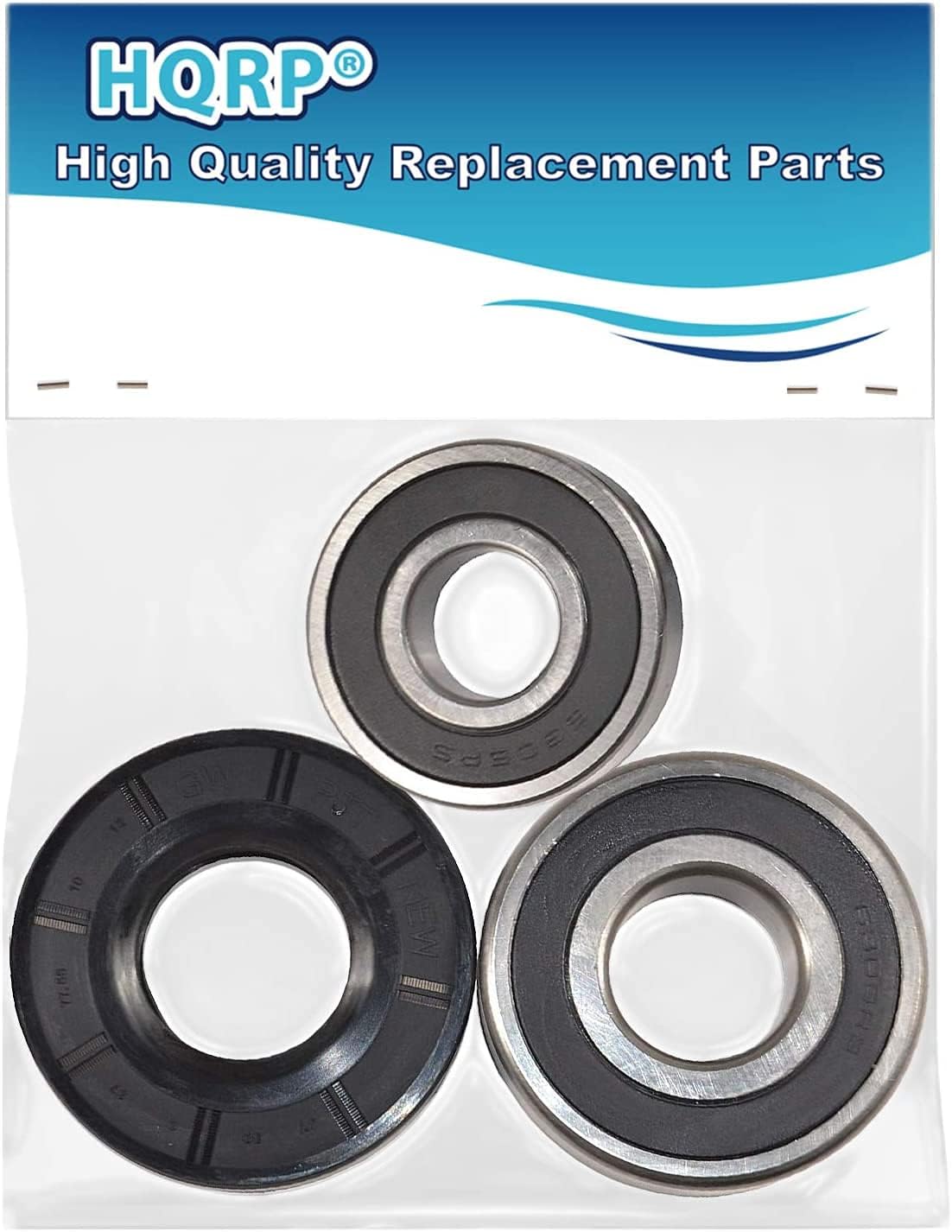 HQRP Bearing and Seal Kit Compatible With Maytag MVWB750WL2 MVWB750WQ0 MVWB750WQ1 MVWB750WQ2 MVWB750WR0 MVWB750WR1 MVWB750WR2 MVWB755YL0 MVWB755YQ0 MVWB755YR0 Washer Tub