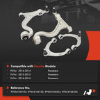A-Premium Front Upper Lower Control Arm Kit, with Ball Joint & Bushing