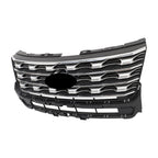 SEBLAFF Silver Coated Front Bumper Grille Upper Grill Replacement for 2016 2017 Explorer FB5Z8200AC
