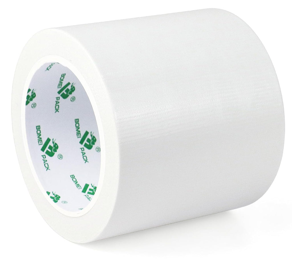 1Pack 4inch Duct Tape Heavy Duty Waterproof White 9Mil 20Yds