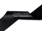 Black Wide Satin Ribbon, 2.5 Inches, 25 Yards